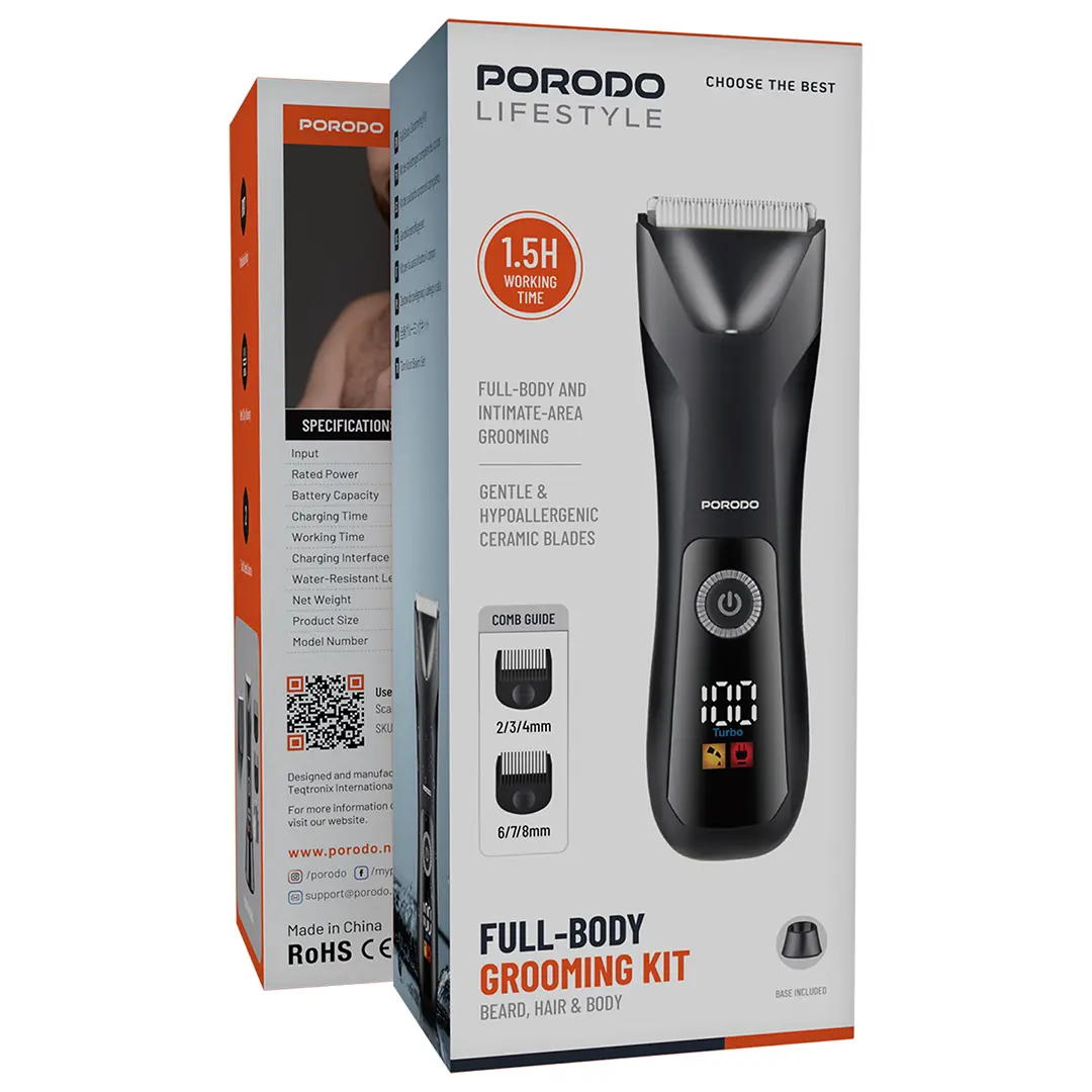 Porodo Lifestyle Full-Body Grooming Kit 3 Porodo Lifestyle Full-Body Grooming Kit - Image 3