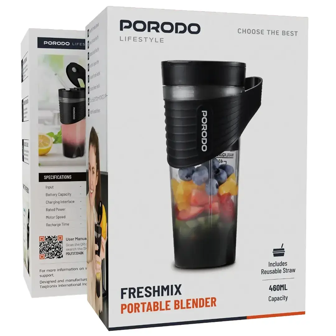 Porodo Lifestyle Freshmix Portable Blender 2 Porodo Lifestyle Freshmix Portable Blender - Image 2