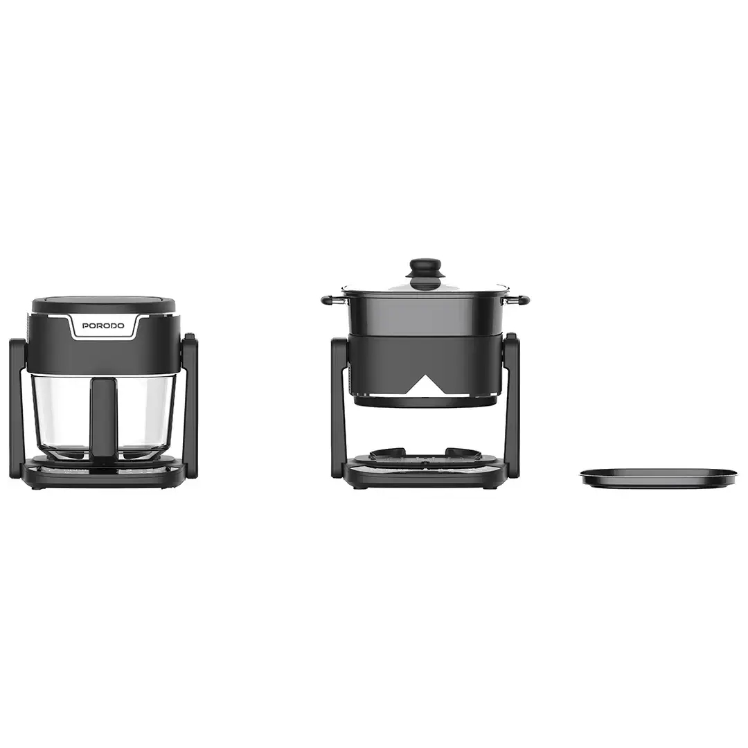 Porodo Lifestyle Quick Flip 3-In-1 Air Fryer | Grill | Hot Pot 4.5L 4 Porodo Lifestyle Quick Flip 3-In-1 Air Fryer | Grill | Hot Pot 4.5L - Image 4