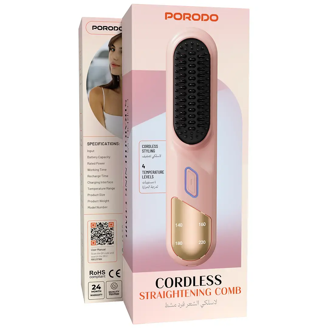 Porodo Cordless Straightening Comb 4 Porodo Cordless Straightening Comb - Image 4