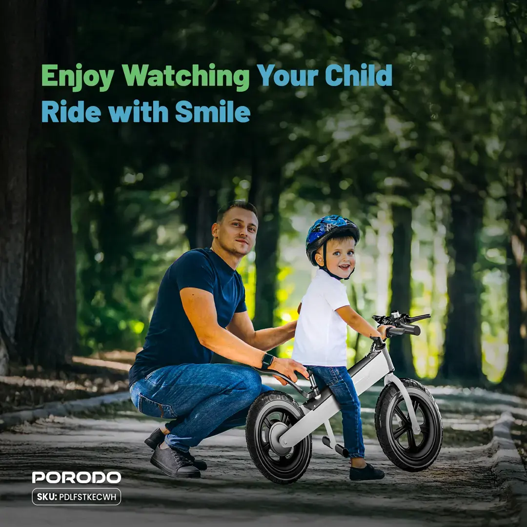 Porodo Lifestyle JoyCruiser Kids Electric Bike 6 Porodo Lifestyle JoyCruiser Kids Electric Bike - Image 6