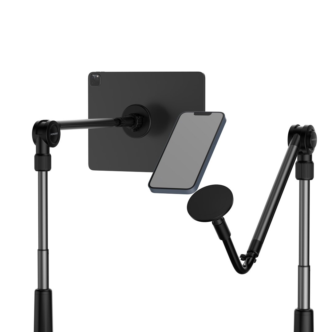 Porodo Lazy Man Stand with Magnetic Suction 92CM 3 Porodo Lazy Man Stand with Magnetic Suction 92CM - Image 3