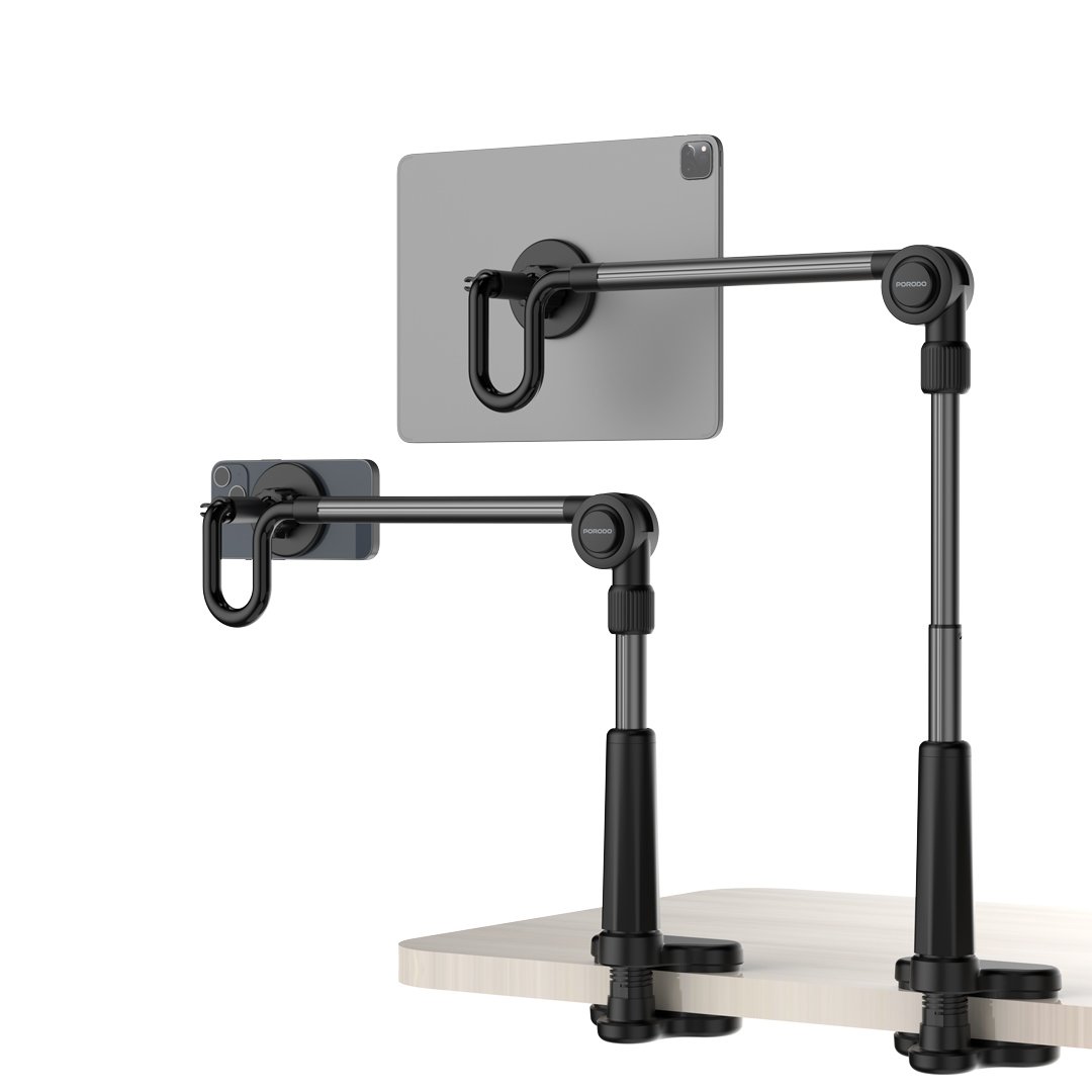 Porodo Lazy Man Stand with Magnetic Suction 92CM 6 Porodo Lazy Man Stand with Magnetic Suction 92CM - Image 6