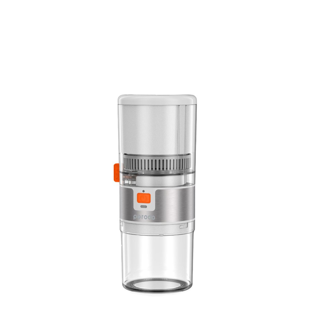 Porodo Lifestyle Portable Slow Juicer 55W - White / Orange 3 Porodo Lifestyle Portable Slow Juicer 55W - White / Orange - Image 3