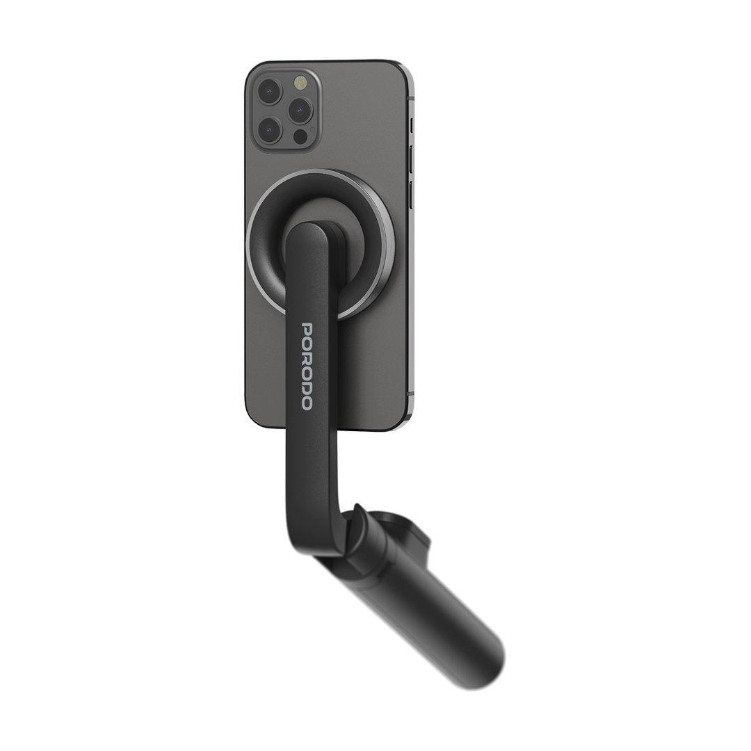 Porodo Magnetic Selfie Stick 64.5cm Extendable with 3 Leg Tripod and Remote Control 4 Porodo Magnetic Selfie Stick 64.5cm Extendable with 3 Leg Tripod and Remote Control - Image 4
