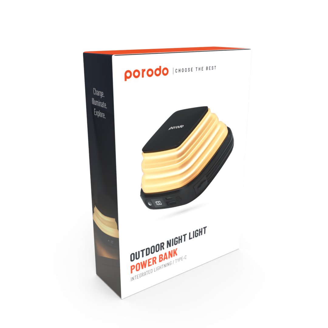 Porodo 10000mAh Power Bank with nightlight 6 Porodo 10000mAh Power Bank with nightlight - Image 6