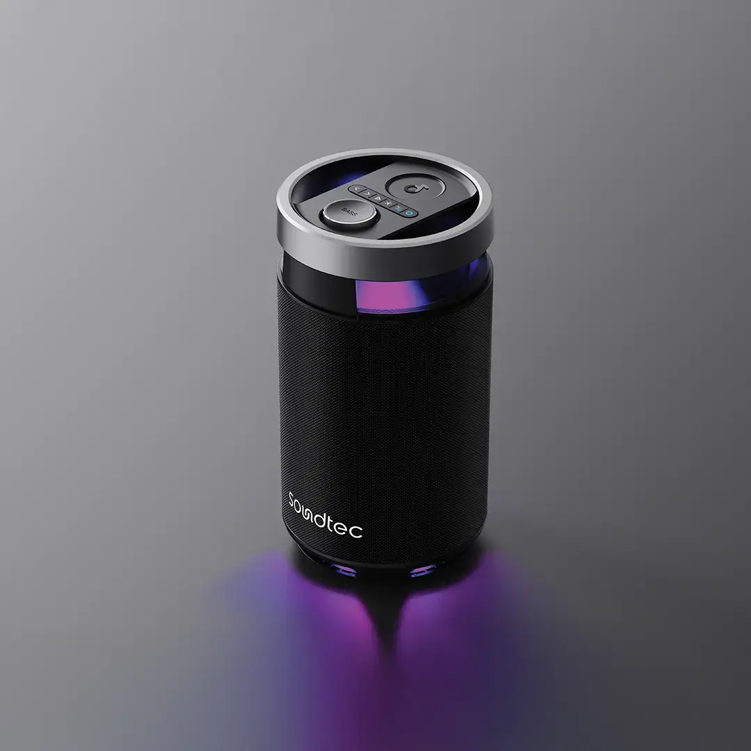 Porodo Soundtec Tiesto Portable Karaoke Speaker 6 Porodo Soundtec Tiesto Portable Karaoke Speaker - Image 6