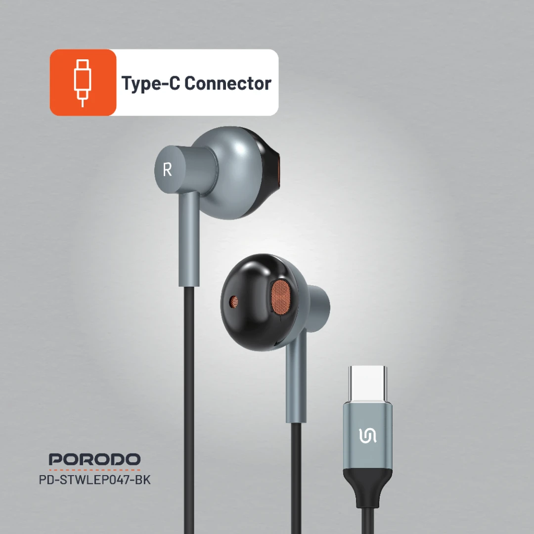 Porodo Soundtec Stereo Earphones 4 Porodo Soundtec Stereo Earphones - Image 4