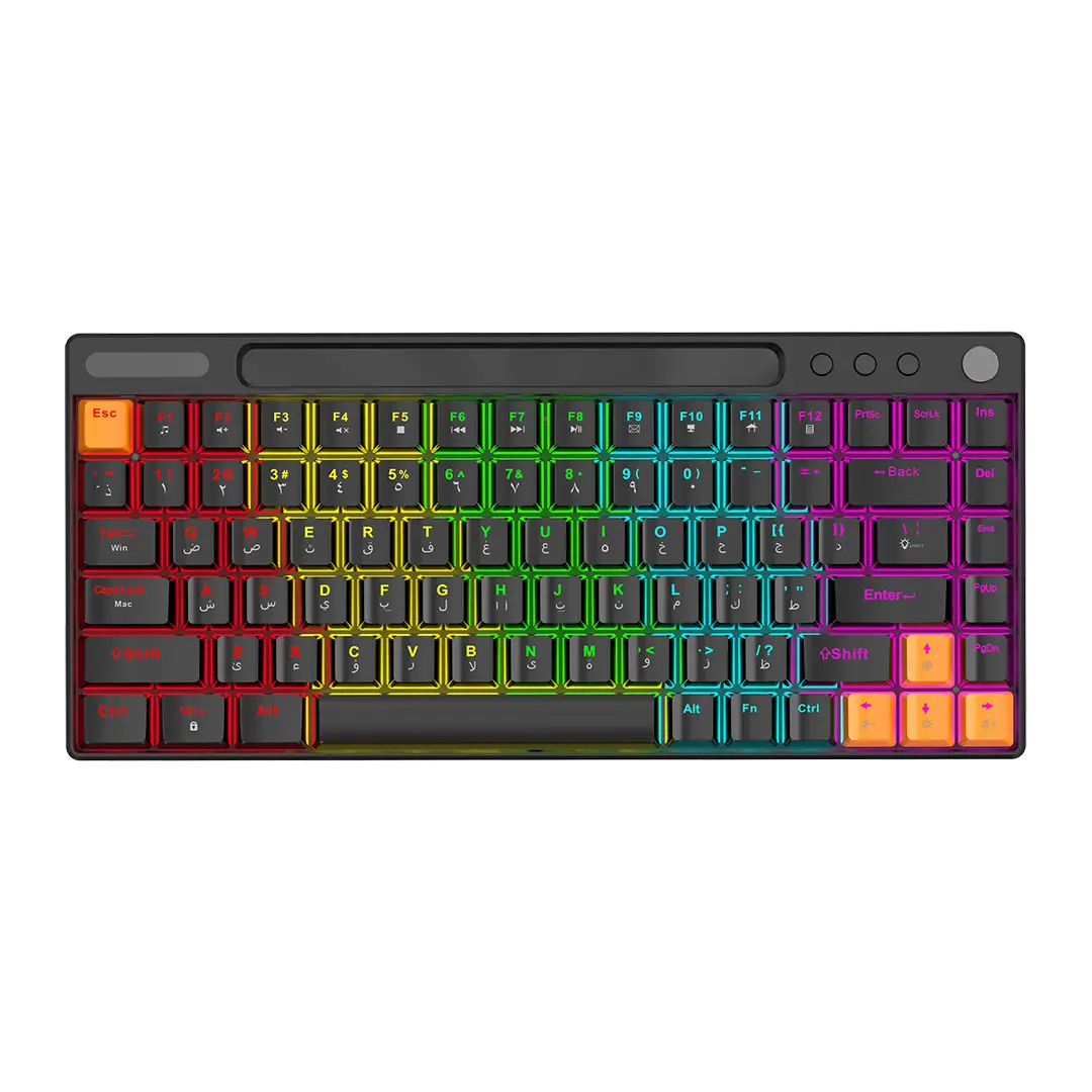 Porodo Gaming 84 Keys Mechanical Gaming Keyboard 2 Porodo Gaming 84 Keys Mechanical Gaming Keyboard - Image 2