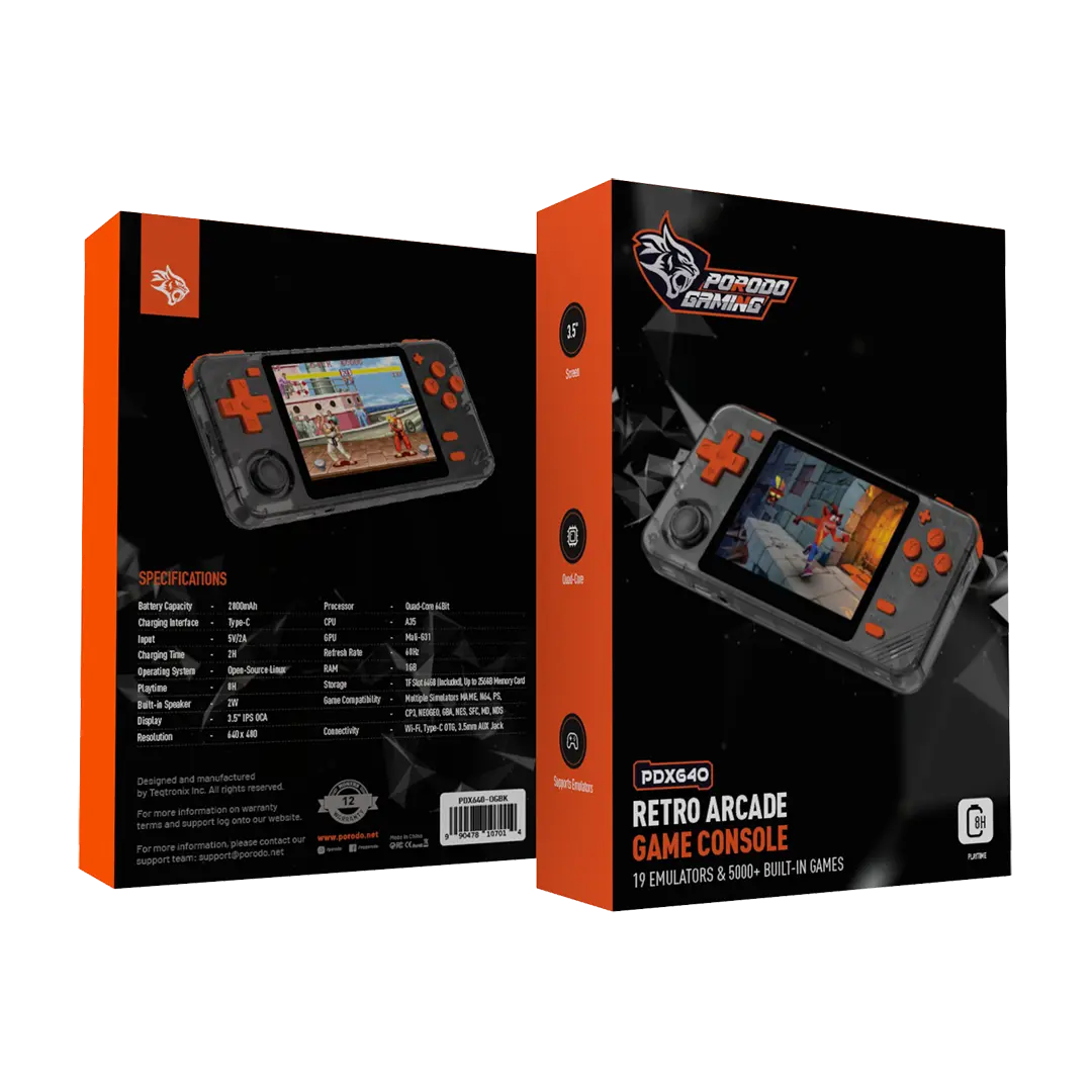 Porodo Gaming Retro Arcade Gaming Console 4 Porodo Gaming Retro Arcade Gaming Console - Image 4