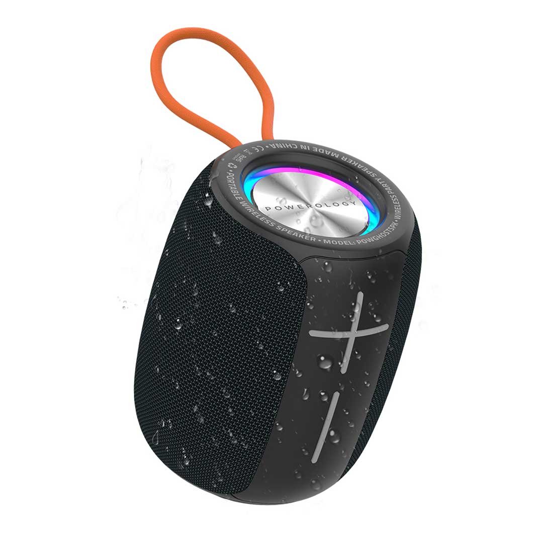 Powerology Ghost Speaker, Bluetooth 5.0, Water-Resistant, 1500mAh Battery Capacity 4 Powerology Ghost Speaker, Bluetooth 5.0, Water-Resistant, 1500mAh Battery Capacity - Image 4