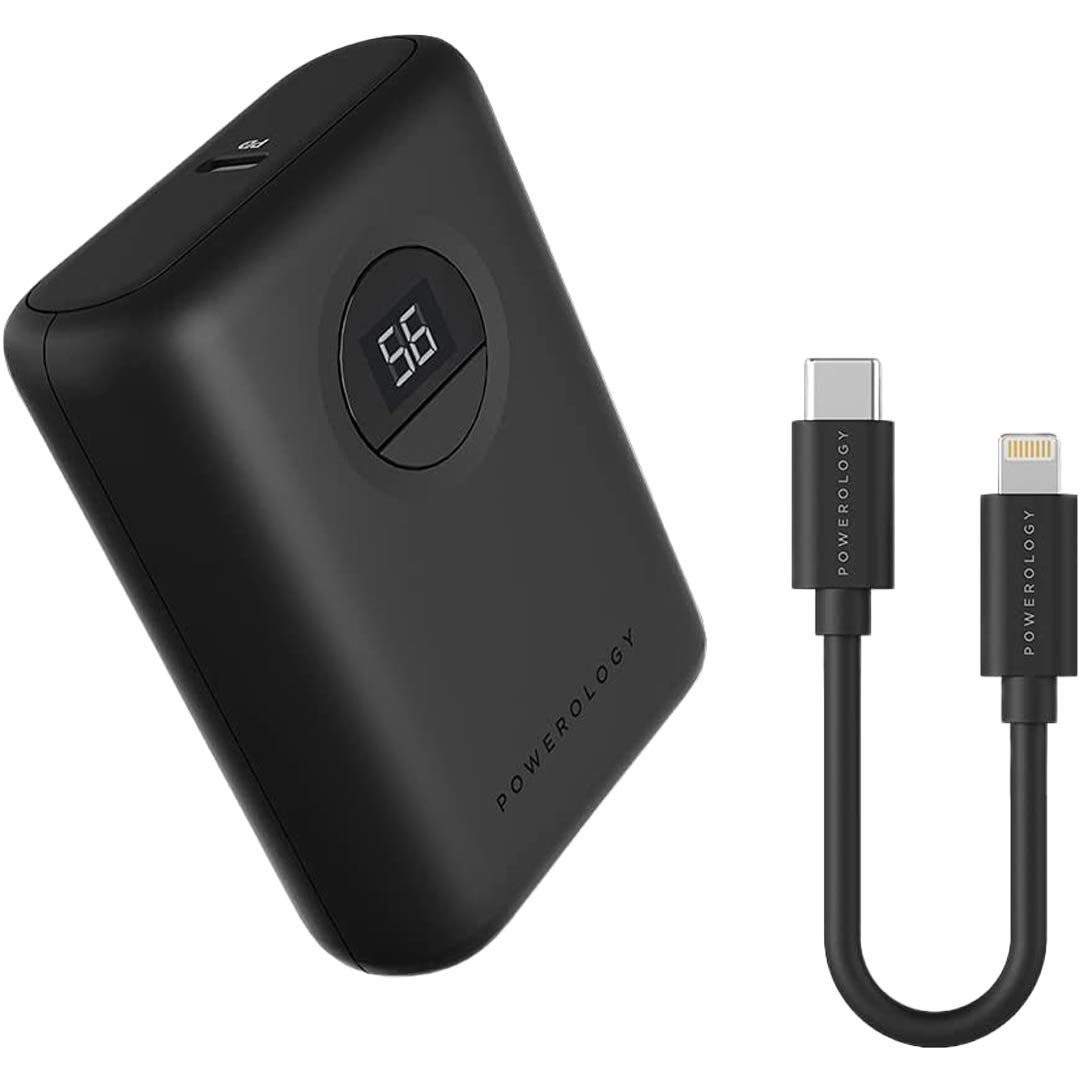 Powerology Power Bank 10000 mAh with MFi 0.9 m USB-C to Lightning Cable 3 Powerology Power Bank 10000 mAh with MFi 0.9 m USB-C to Lightning Cable - Image 3