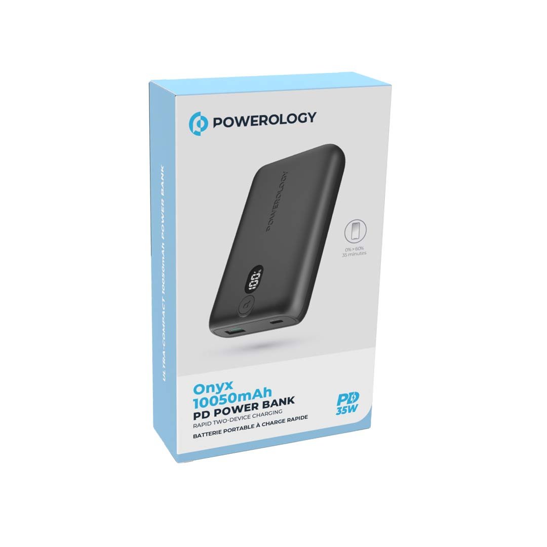 Powerology Onyx PD Power Bank 10050mAh PD 35W 2 Powerology Onyx PD Power Bank 10050mAh PD 35W - Image 2