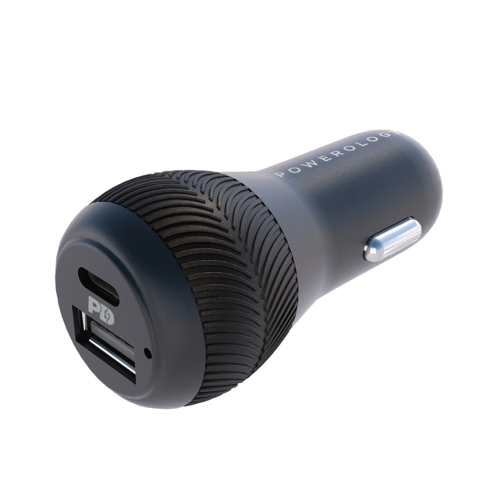 Powerology Ultra-Quick Car Charger with USB-C to Lightning MFI Cable - 0.9m / 3ft 3 Powerology Ultra-Quick Car Charger with USB-C to Lightning MFI Cable - 0.9m / 3ft - Image 3