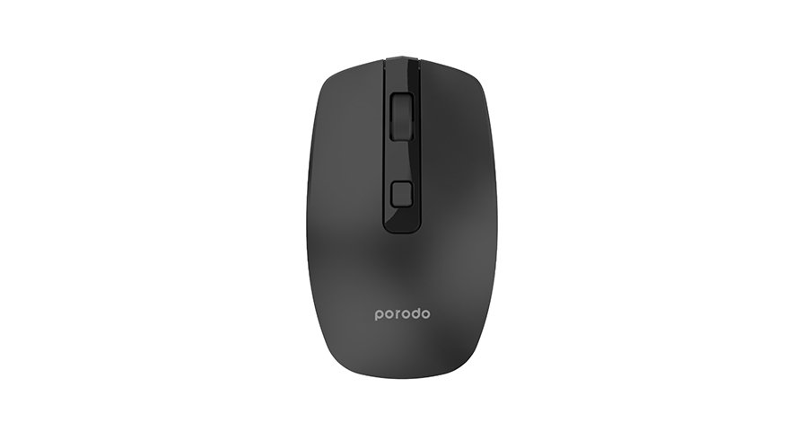 Porodo 2.4G Wireless and Bluetooth Rechargeable Moue DPI 1600 - White 1 Porodo 2.4G Wireless and Bluetooth Rechargeable Moue DPI 1600 - White