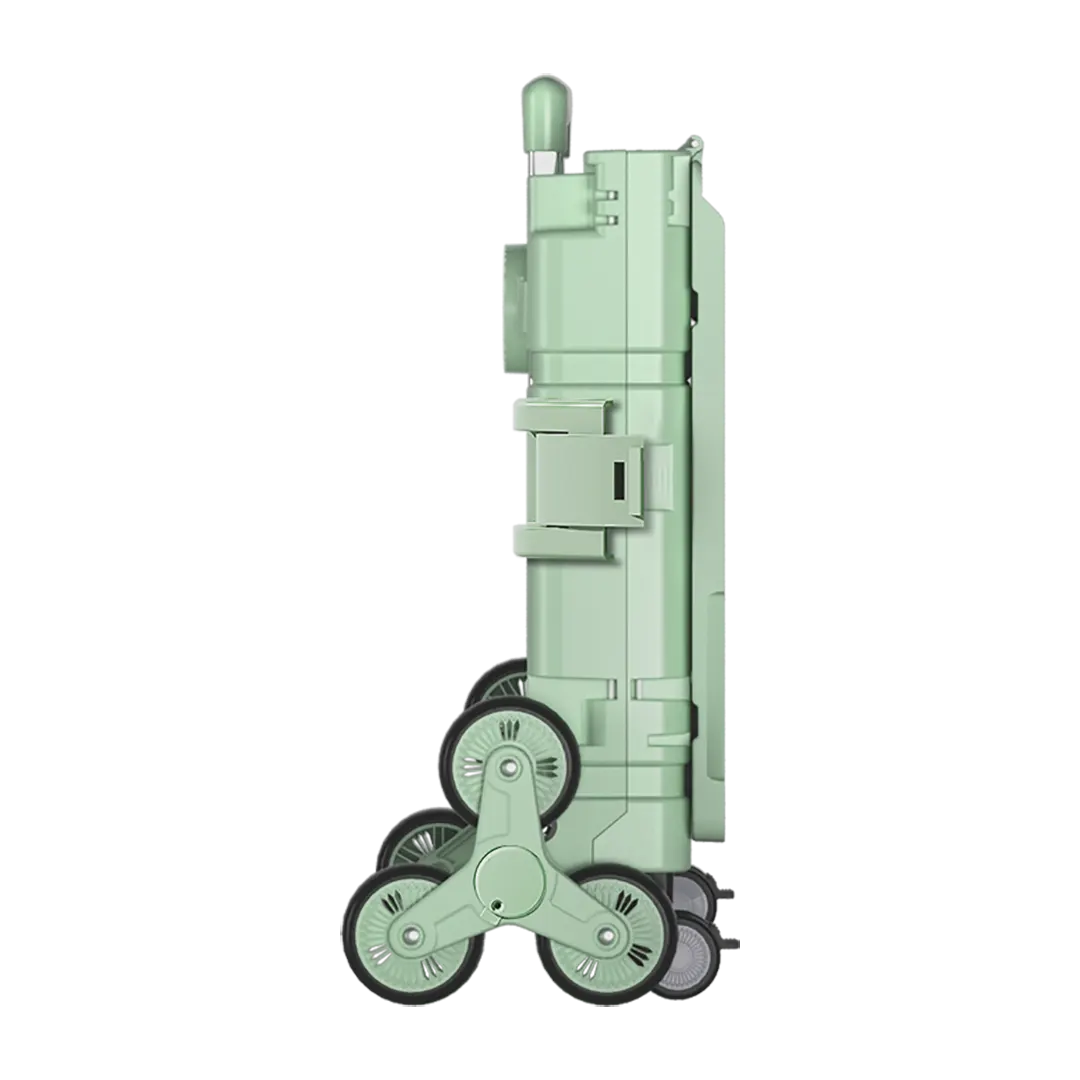 Porodo Lifestyle Collapsible Wagon Cart 3 Porodo Lifestyle Collapsible Wagon Cart — folded side profile
